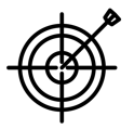 Arrow on target